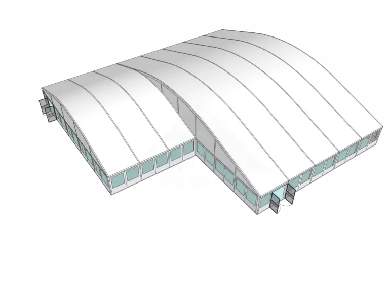 אלומיניום, אוהלים, אוהלי חורף, אוהלי קבע, אוהלים למכירה, אוהל למכירה, קירוי, מבנה קל, מבנה ארעי, תכנון אוהלים